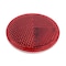 Truck-Lite Signal-Stat, 2-1/8in. Round, Red, Reflector, Adhesive Mount, Bulk 45-3 - alternate 3